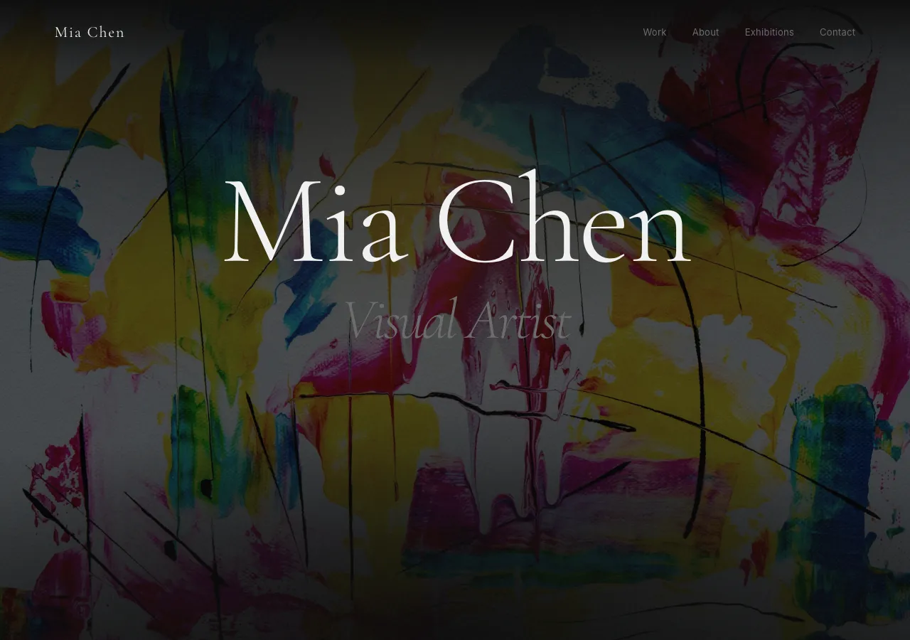 artist-portfolio preview