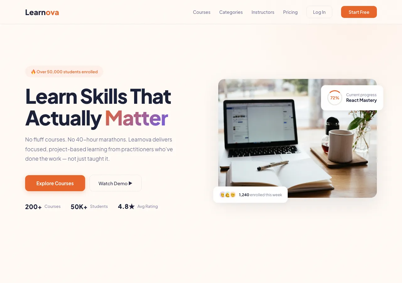 e-learning-platform preview