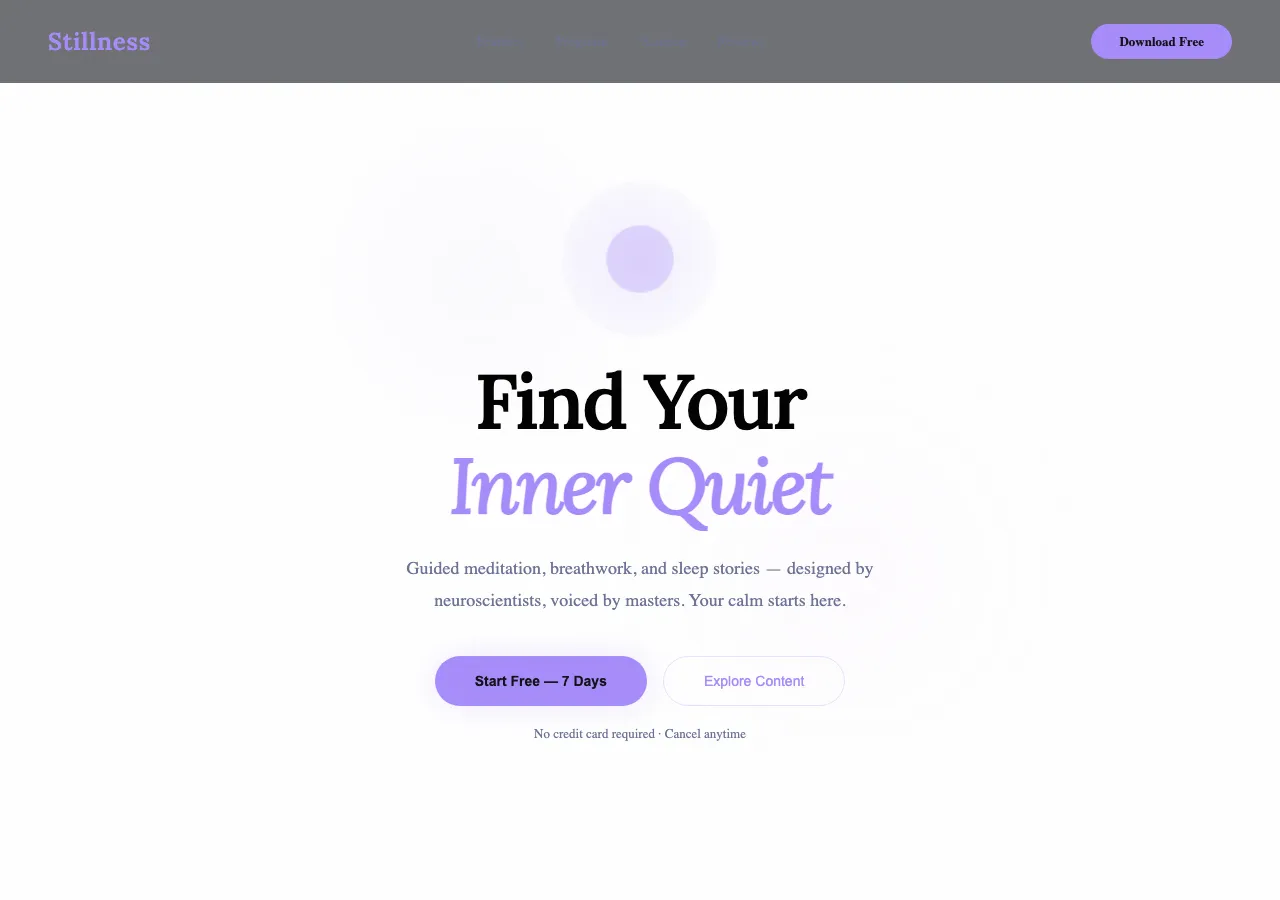 meditation-app preview