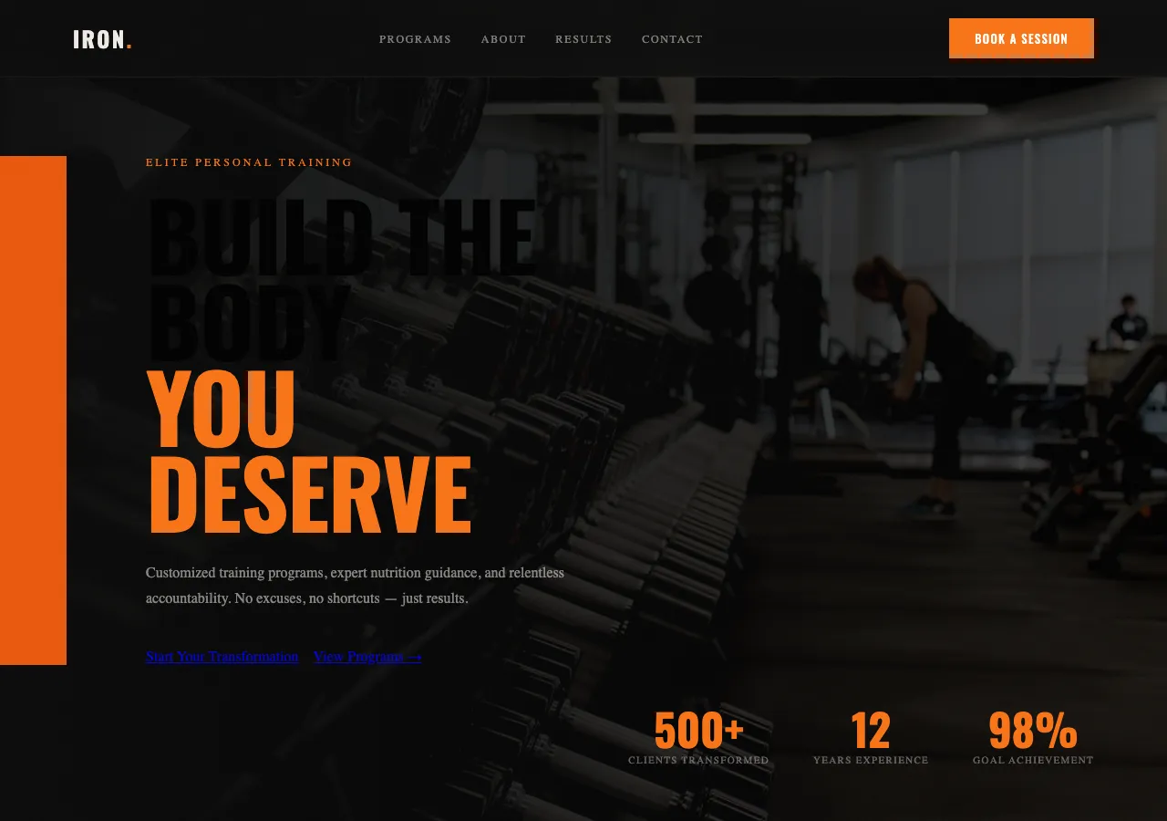 personal-trainer preview