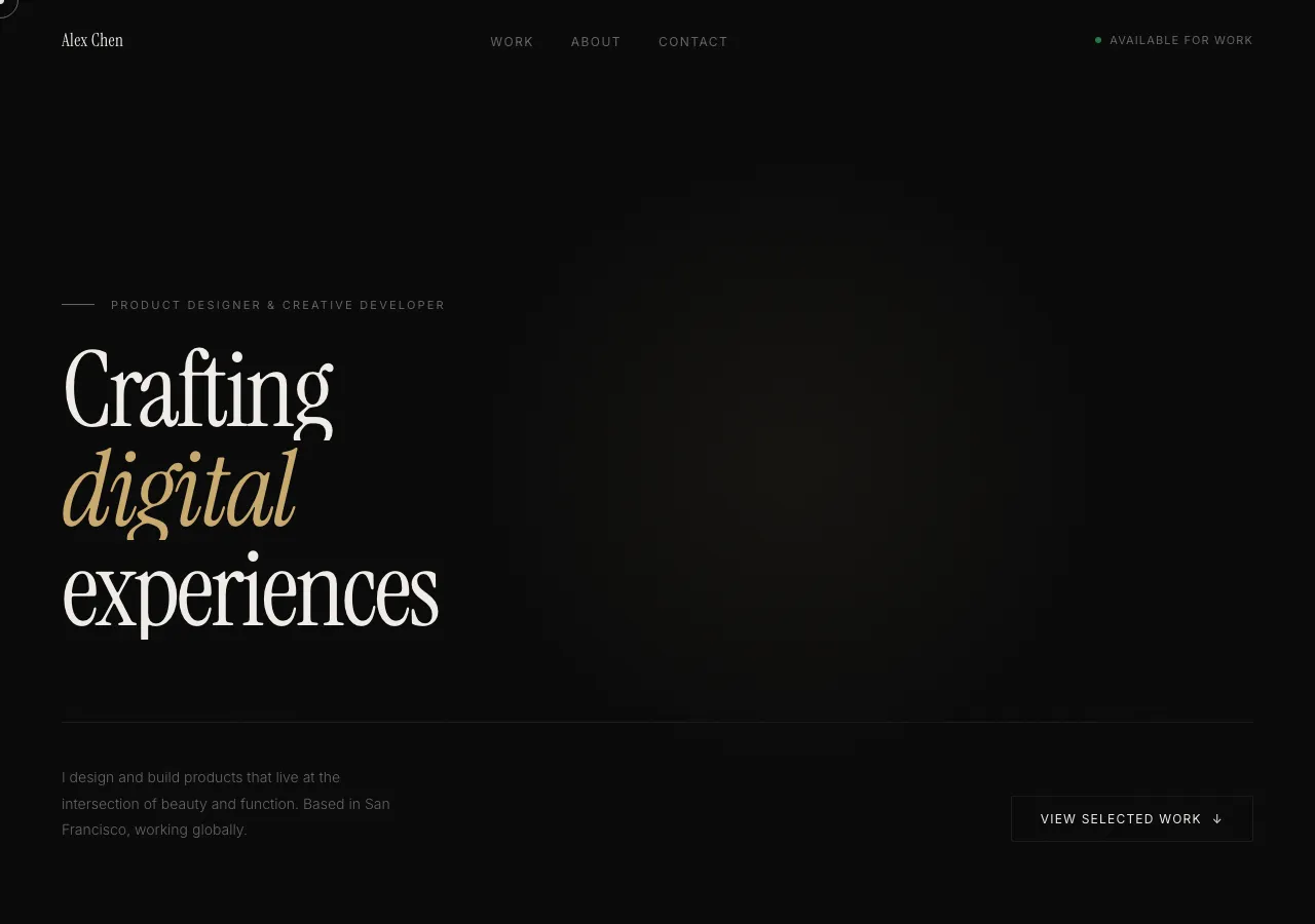 portfolio-obsidian preview