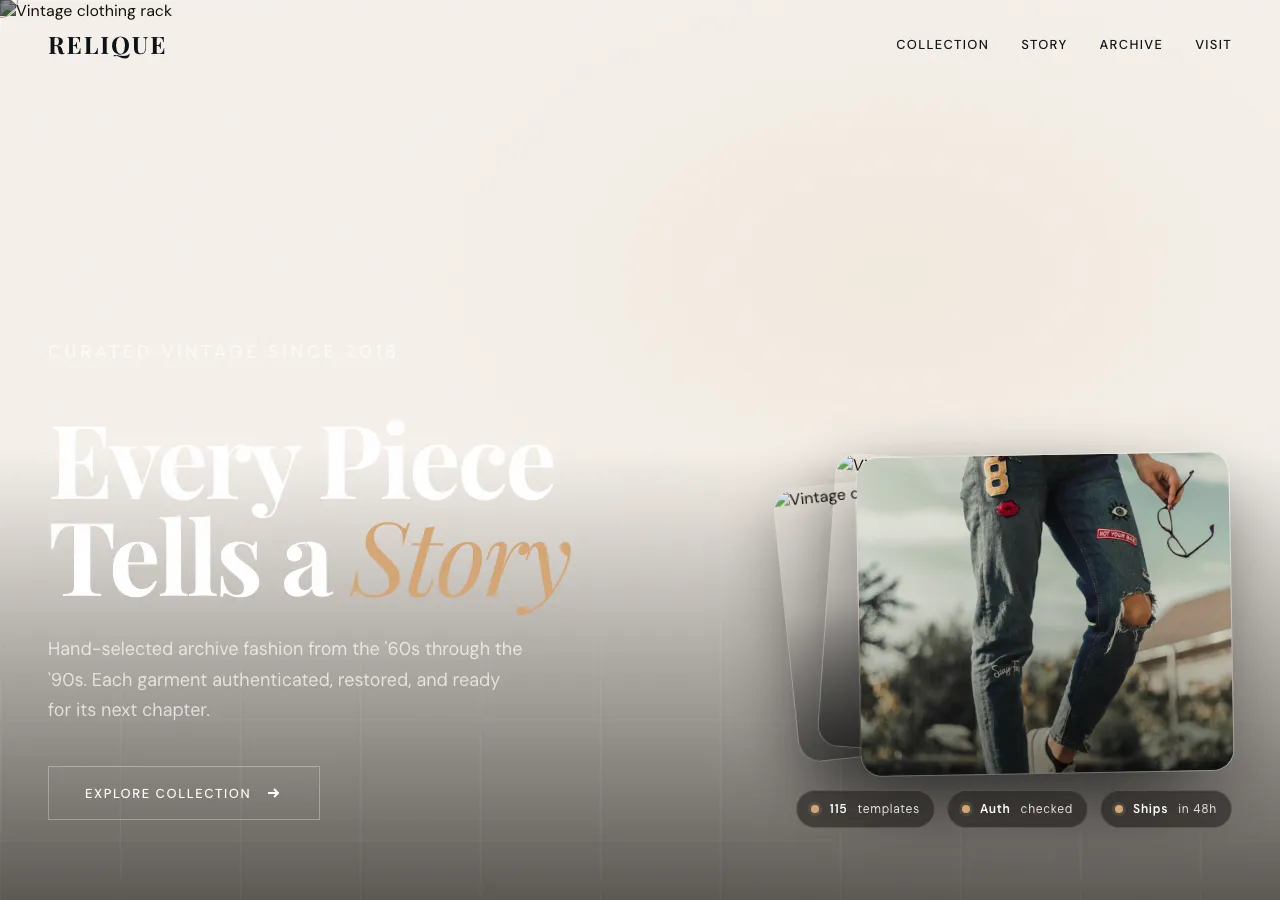 vintage-store preview