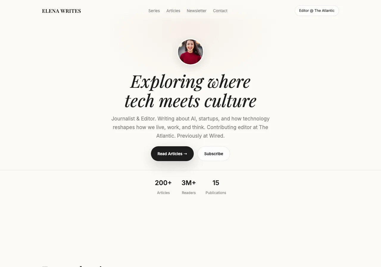 writer-portfolio preview